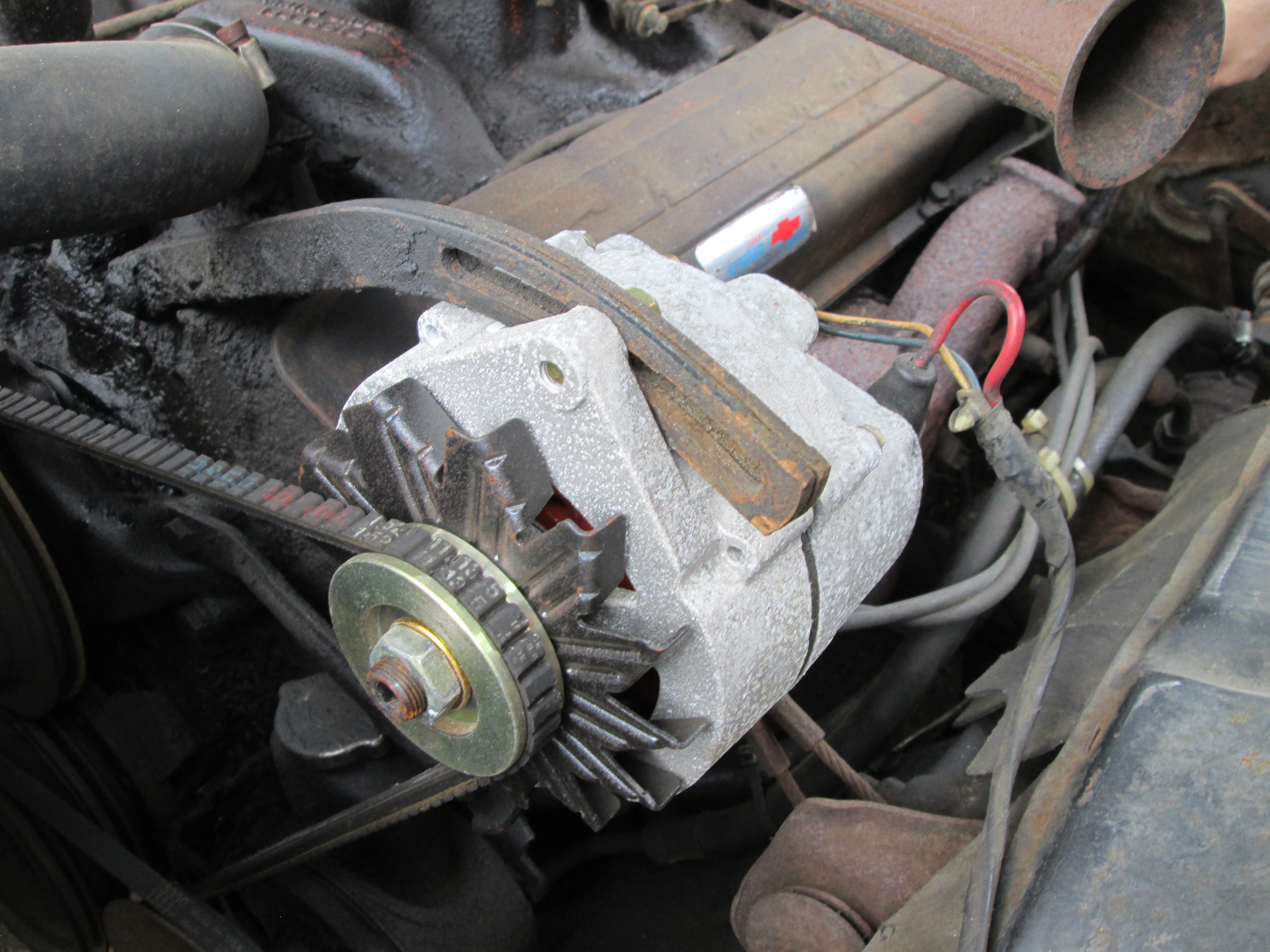 Alternator, fairly new, will clean up